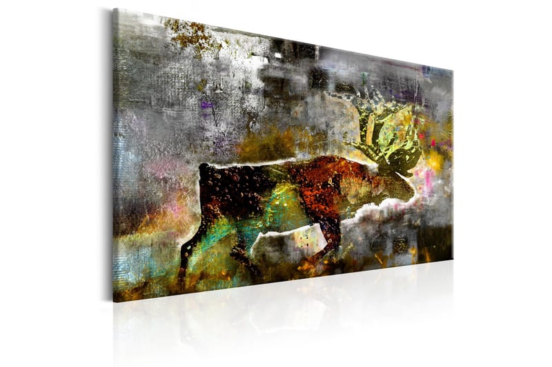 Tavla Emerald Caribou 60x40 VALUE_MISSING_1 - Interiør - Maleri & posters - Lerretsbilder