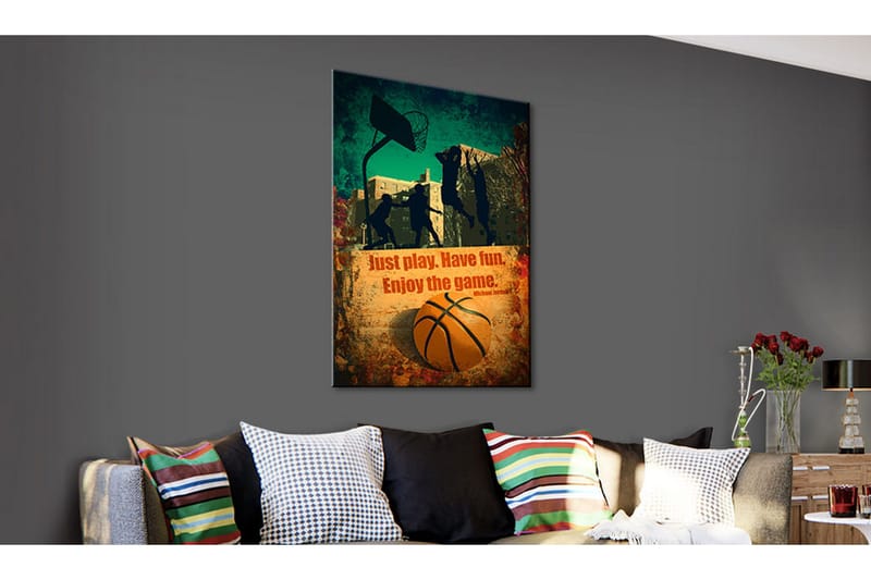 Tavla Enjoy The Game VALUE_MISSING_3 80x120 - Interiør - Maleri & posters - Lerretsbilder