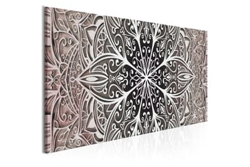 Tavla Feathers (1 Part) Pink Narrow 120x40 - Interiør - Maleri & posters - Lerretsbilder