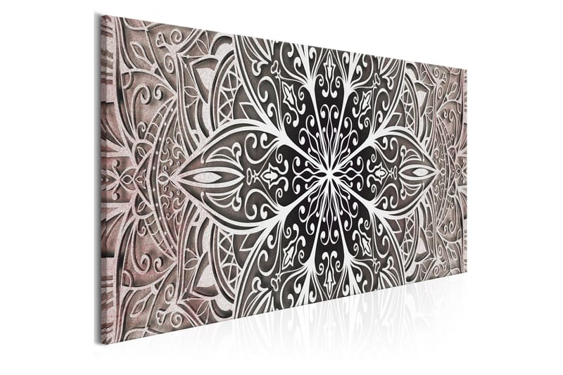 Tavla Feathers (1 Part) Pink Narrow 120x40 - Interiør - Maleri & posters - Lerretsbilder