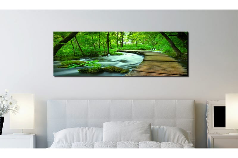 Tavla Forest Broadwalk 135x45 cm - Interiør - Maleri & posters - Lerretsbilder