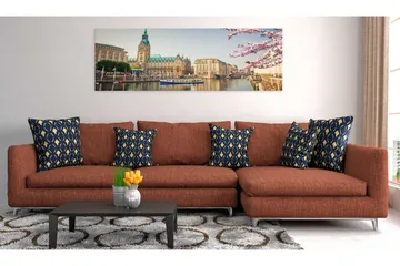 Tavla Hamburg Town Hall VALUE_MISSING_3 150x50 - Interiør - Maleri & posters - Lerretsbilder