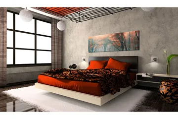 Tavla Höstlig Dimma 135x45 cm - Interiør - Maleri & posters - Lerretsbilder