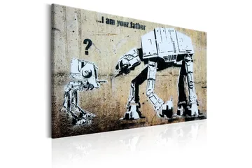 Tavla I Am Your Father by Banksy 120x80 - Interiør - Maleri & posters - Lerretsbilder