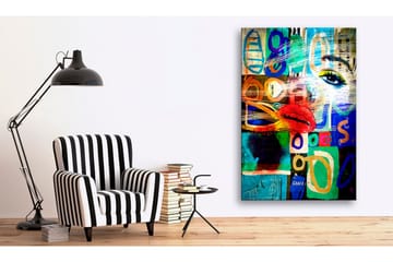 Tavla Kiss Of Modernity VALUE_MISSING_3 80x120 - Interiør - Maleri & posters - Lerretsbilder