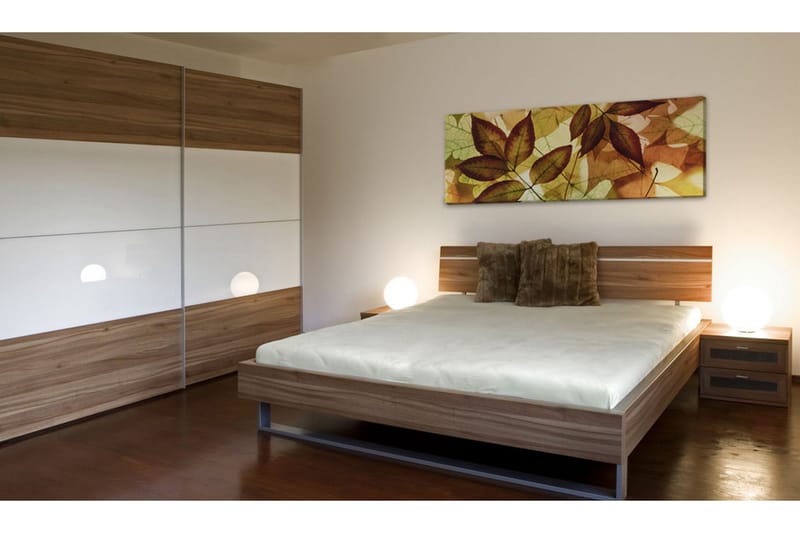 Tavla Kollage Löv 135x45 cm - Interiør - Maleri & posters - Lerretsbilder