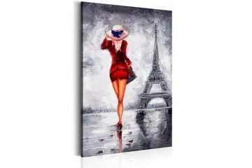 Tavla Lady in Paris 40x60 - Interiør - Maleri & posters - Lerretsbilder