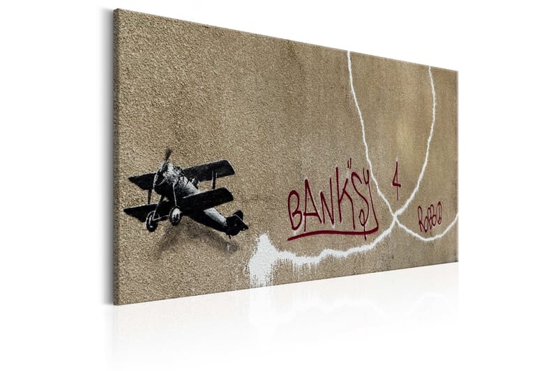 Tavla Love Plane Banksy 120x80 cm