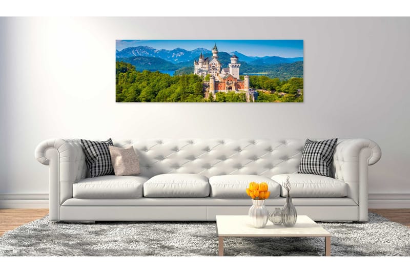 Tavla Magic Places Neuschwanstein Castle VALUE_MISSING_3 150x50 - Interiør - Maleri & posters - Lerretsbilder