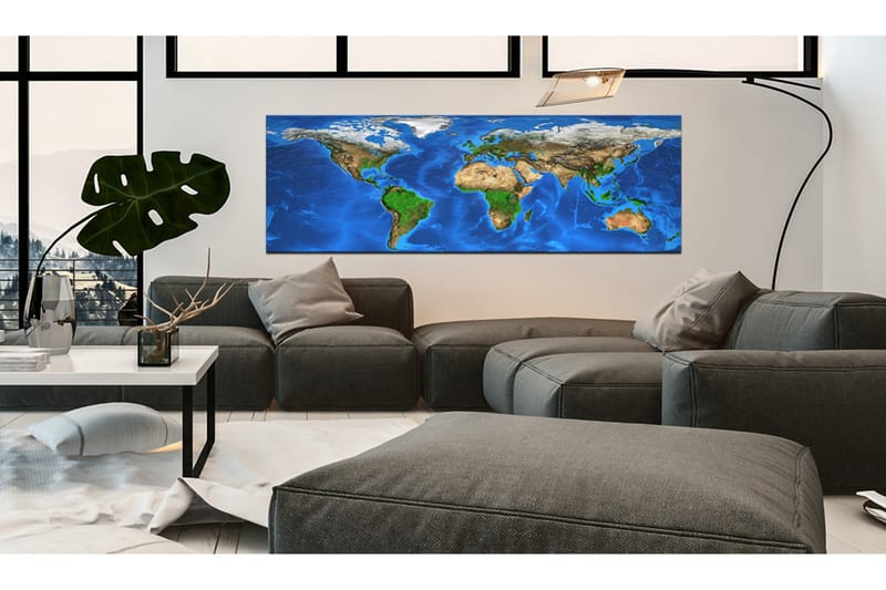 Tavla Magnificent World VALUE_MISSING_2 120x40 - Interiør - Maleri & posters - Lerretsbilder