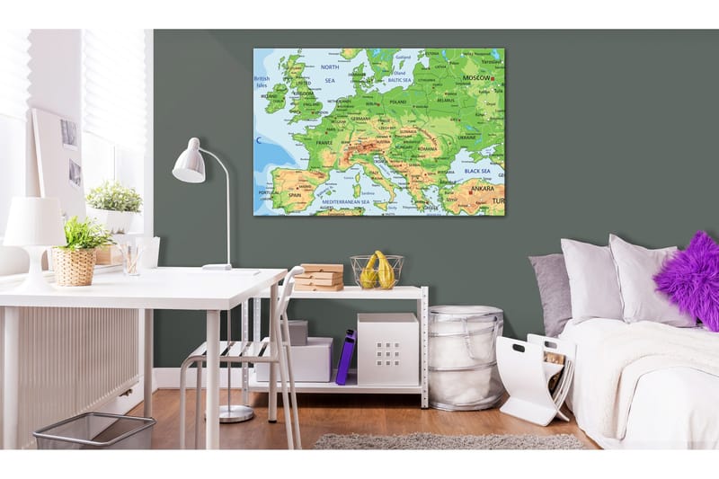 Tavla Map of Europe 90x60