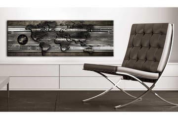 Tavla Metalic Map VALUE_MISSING_3 135x45 - Interiør - Maleri & posters - Lerretsbilder