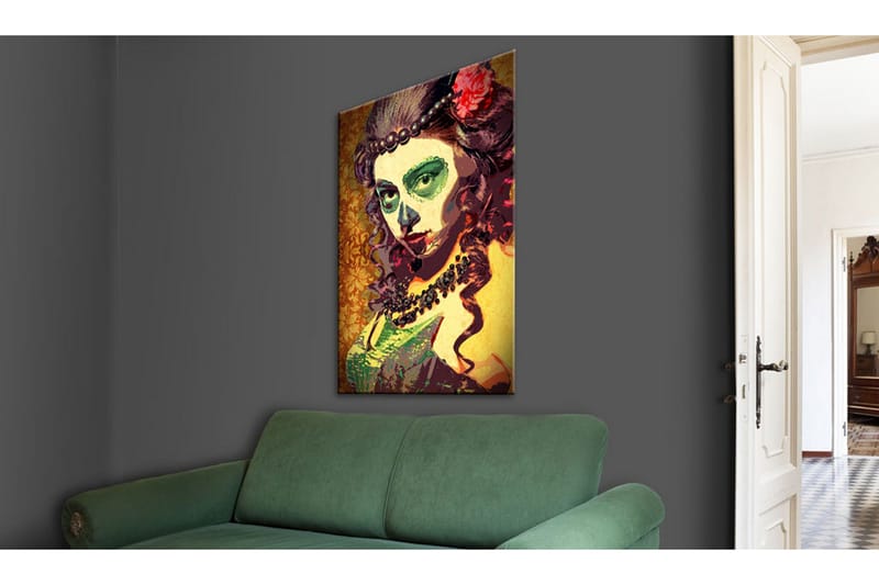 Tavla Mexican Skull VALUE_MISSING_3 80x120 - Interiør - Maleri & posters - Lerretsbilder