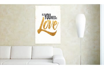 Tavla My Home: Love 80x120 VALUE_MISSING_1 - Interiør - Maleri & posters - Lerretsbilder