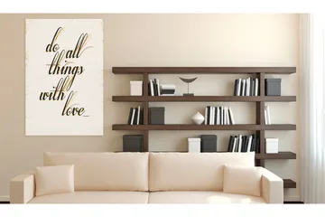Tavla My Home: Things with love 80x120 VALUE_MISSING_1 - Interiør - Maleri & posters - Lerretsbilder