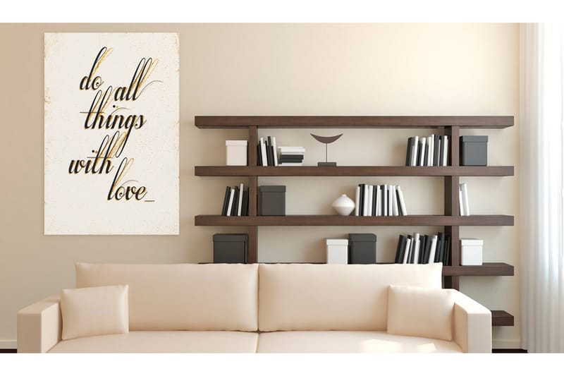Tavla My Home: Things with love 80x120 VALUE_MISSING_1 - Interiør - Maleri & posters - Lerretsbilder