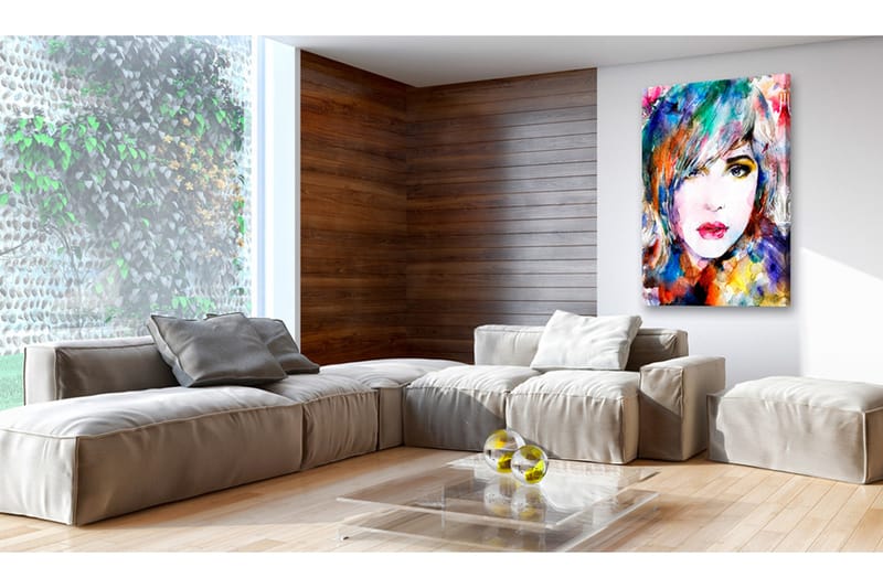 Tavla Rainbow Girl VALUE_MISSING_3 80x120 - Interiør - Maleri & posters - Lerretsbilder