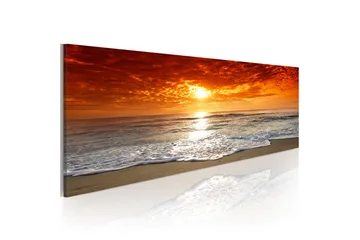 Tavla Romantic sunset 135x45 VALUE_MISSING_1 - Interiør - Maleri & posters - Lerretsbilder