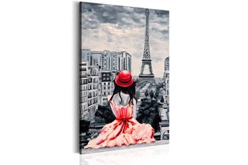 Tavla Romantic Paris 60x90 - Interiør - Maleri & posters - Lerretsbilder