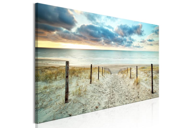 Tavla Sand Path (1 Part) Narrow 120x40 - Interiør - Maleri & posters - Lerretsbilder