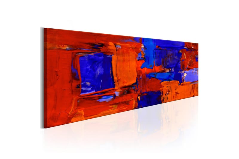 Tavla Sapphire Cave 135x45 - Interiør - Maleri & posters - Lerretsbilder