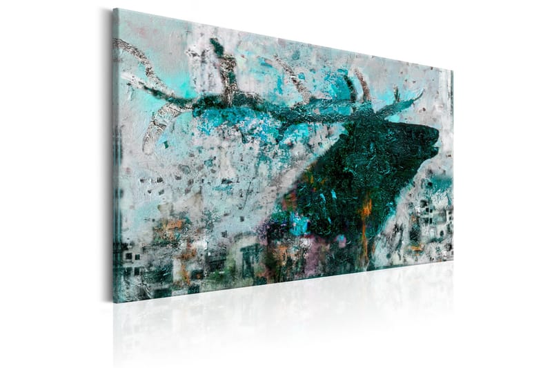 Tavla Sapphire Deer 60x40 VALUE_MISSING_1 - Interiør - Maleri & posters - Lerretsbilder