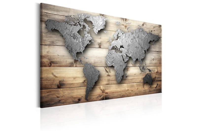 Tavla Silver World 60x40 - Interiør - Maleri & posters - Lerretsbilder