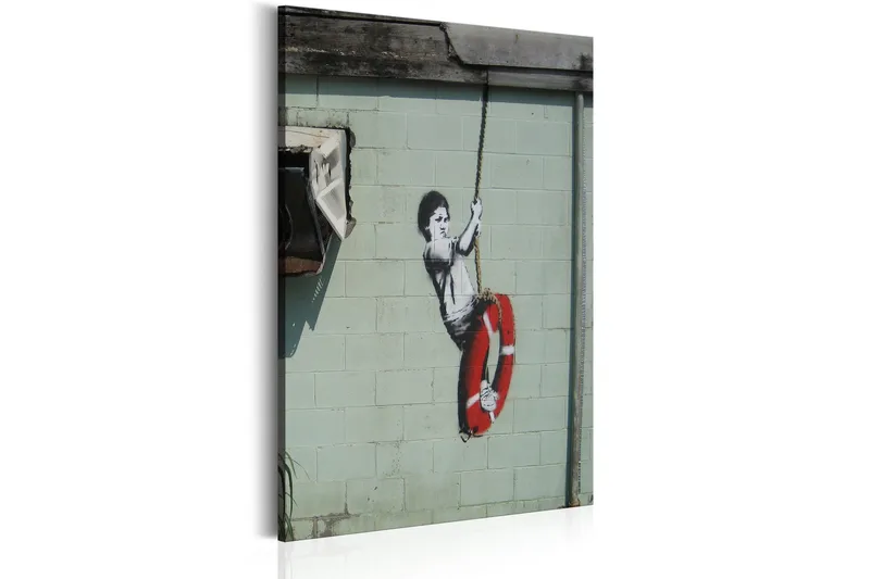Tavla Swinger New Orleans Banksy 80x120 cm