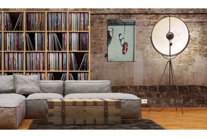 Tavla Swinger New Orleans Banksy 80x120 cm - Interiør - Maleri & posters - Lerretsbilder