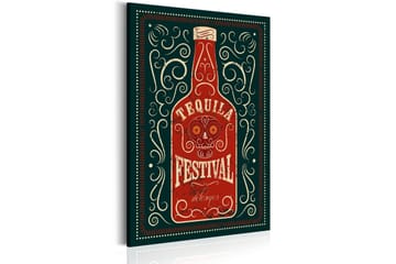 Tavla Tequila Festival 60x90 - Interiør - Maleri & posters - Lerretsbilder