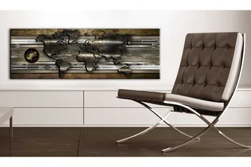 Tavla The World Of Metal VALUE_MISSING_3 120x40 - Interiør - Maleri & posters - Lerretsbilder