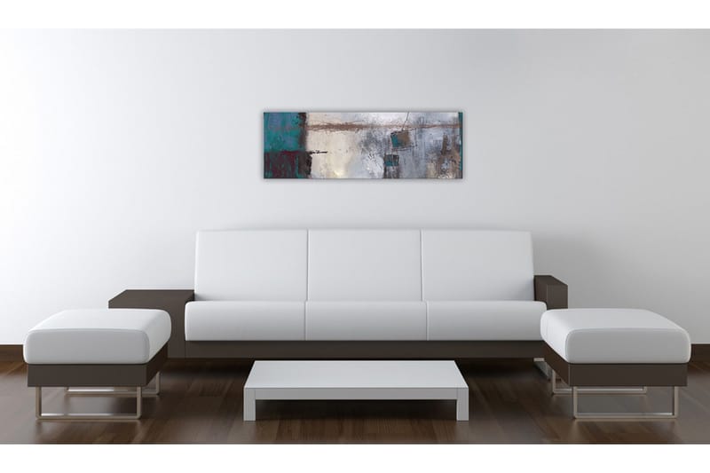 Tavla Turkos Accenter 135x45 cm - Interiør - Maleri & posters - Lerretsbilder