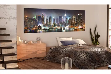 Tavla White Reflections In New York 135x45 cm - Interiør - Maleri & posters - Lerretsbilder