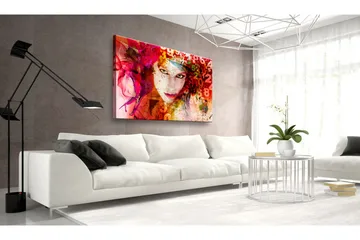 Tavla Woman Is A Riddle 120x80 cm - Interiør - Maleri & posters - Lerretsbilder