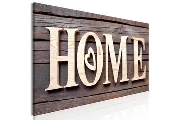 Tavla Wooden Home (1 Part) Narrow 135x45 - Interiør - Maleri & posters - Lerretsbilder