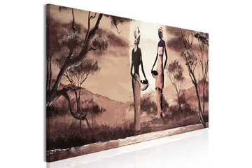 Tavla Working Women (1 Part) Narrow 135x45 - Interiør - Maleri & posters - Lerretsbilder