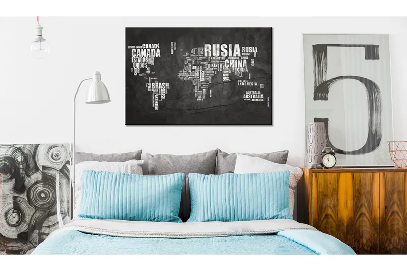 Tavla World Map: Spanish Geography (ES) 90x60