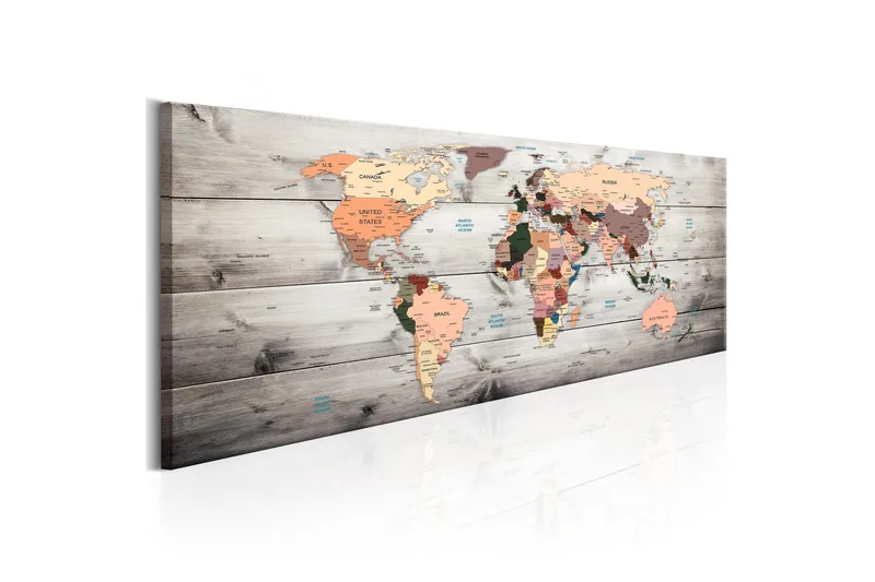 Tavla World Maps Wooden Travels VALUE_MISSING_3 135x45