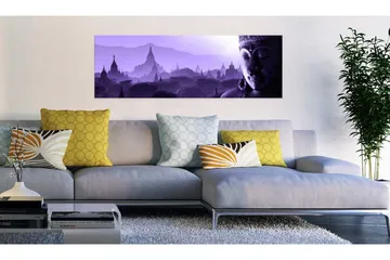 Tavla Purple Zen VALUE_MISSING_2 120x40 - Interiør - Maleri & posters - Lerretsbilder