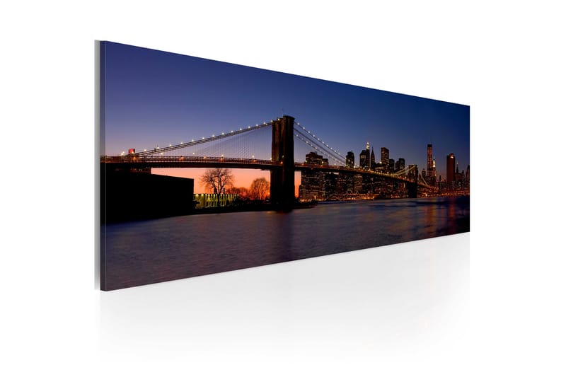 Tavle Brooklyn Bridge Panorama 135X45 - Artgeist sp. z o. o. - Lerretsbilder