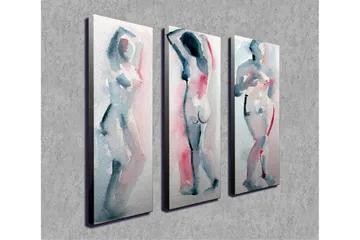 Veggdekorasjon Canvas Bilde 3-delt - Interiør - Maleri & posters - Lerretsbilder