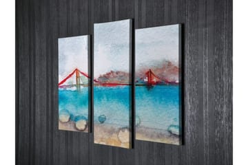 Veggdekorasjon Canvas Bilde 3-delt - Interiør - Maleri & posters - Lerretsbilder