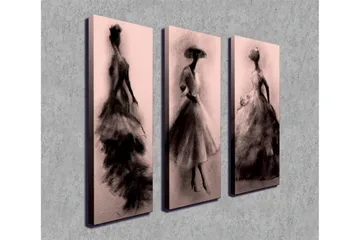 Veggdekorasjon Canvas Bilde 3-delt - Interiør - Maleri & posters - Lerretsbilder