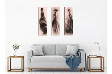 Veggdekorasjon Canvas Bilde 3-delt - Interiør - Maleri & posters - Lerretsbilder