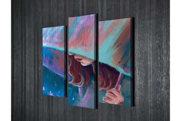 Veggdekorasjon Canvas Bilde 3-delt - Interiør - Maleri & posters - Lerretsbilder