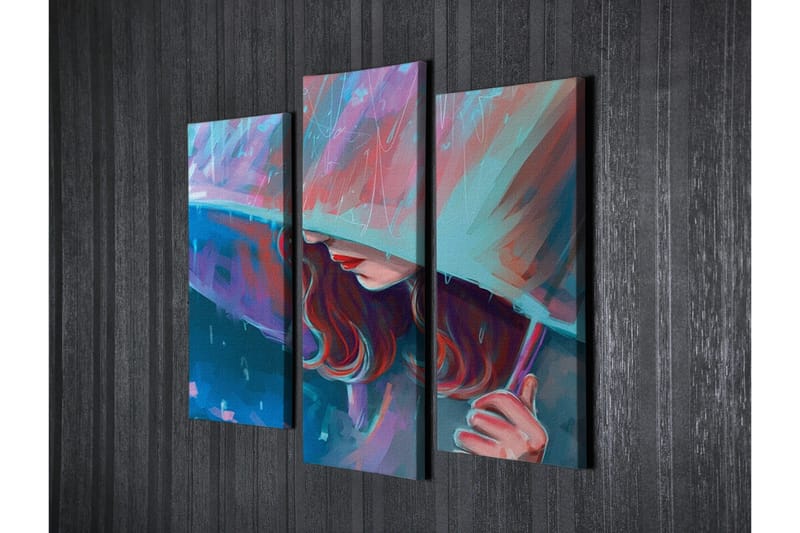 Veggdekorasjon Canvas Bilde 3-delt - Interiør - Maleri & posters - Lerretsbilder