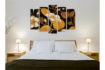 Veggdekorasjon Canvas Bilde 5-delt - Interiør - Maleri & posters - Lerretsbilder