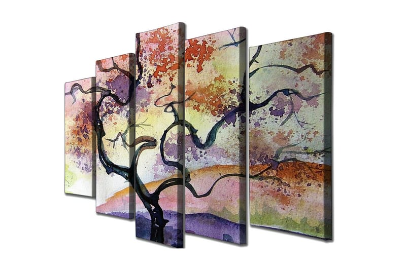 Veggdekorasjon Canvas Bilde 5-delt