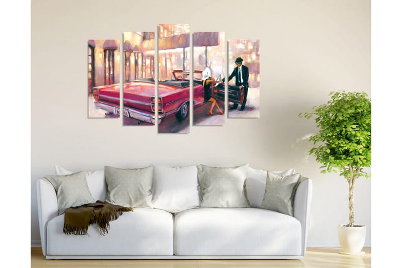 Veggdekorasjon Canvas Bilde 5-delt - Interiør - Maleri & posters - Lerretsbilder
