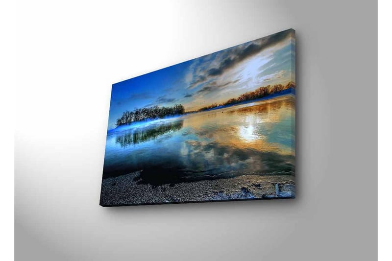 Veggdekorasjon LED-belysning Canvas Bilde - Interiør - Maleri & posters - Lerretsbilder